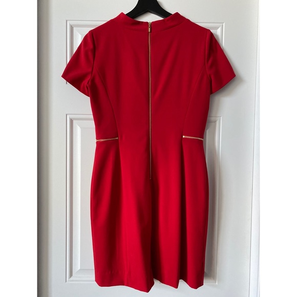 Tahari Red Mini Cocktail Dress - Picture 4 of 8